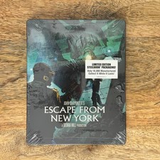 Escape from New York 1981 Blu-ray SteelBook Limited Edition - Sealed