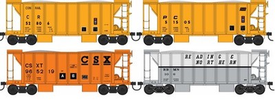 Bowser HO Ballast Hopper Choice Conrail CSX Penn Central Reading Northern New 26