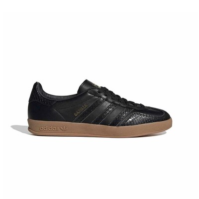 Adidas Gazelle Indoor Black Core/Gum Snakeskin Pack Men’s Shoes Size 9 IF1978 adidas Gazelle Indoor Core Black Snakeskin IF1978 at PRM US main image 4