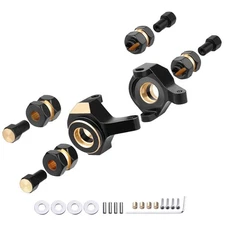 Hobbypark Brass Steering Knuckles Carriers and Brass Extended 7mm Wheel Hex