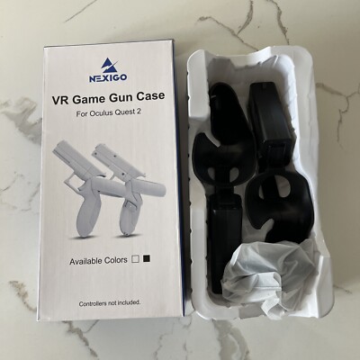 2 Pistol Gun Cases for Oculus Quest 2 VR Controllers for Shooting Games NEW!!!