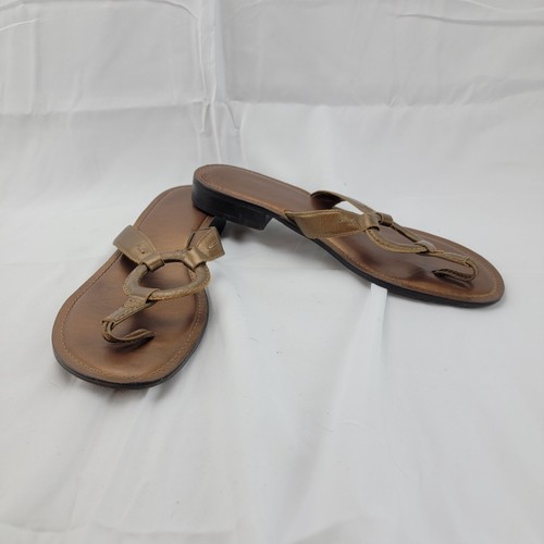 Eddie Bauer Gold Flip-Flops Women's US 9.5 Sandals - Picture 2 of 6