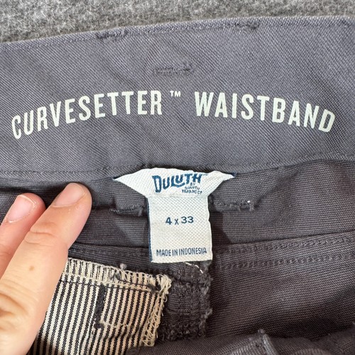 NWT Duluth Curvesetter Waistband Womens Gray Cargo Pants Size 4x33 - Picture 4 of 13
