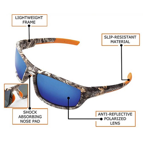 Professional Polarized Cycling Sunglasses Casual Sports Outdoor Eyewear UV400 - Picture 2 of 16