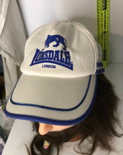 Lonsdale London Adjustable Cap/Hat White and Blue in good condition