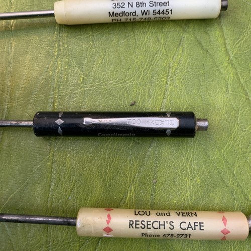 Vintage Wisconsin Pocket SCREWDRIVERS READY TOOL USA Philgas Blacksmith Paint - Picture 11 of 17