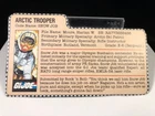 1983 Hasbro G.I. Joe: A Real American Hero Arctic Trooper SNOW JOB File Card