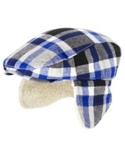GYMBOREE REINDEER LODGE PLAID FLAP DRIVING HAT 3 4 5 7 NWT-OT