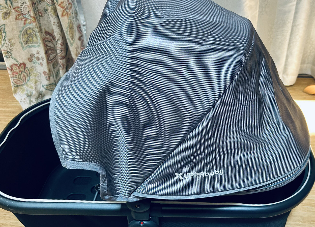 UPPAbaby Vista Cruz Infant Mélange/Silver Gray Fabric Canopy