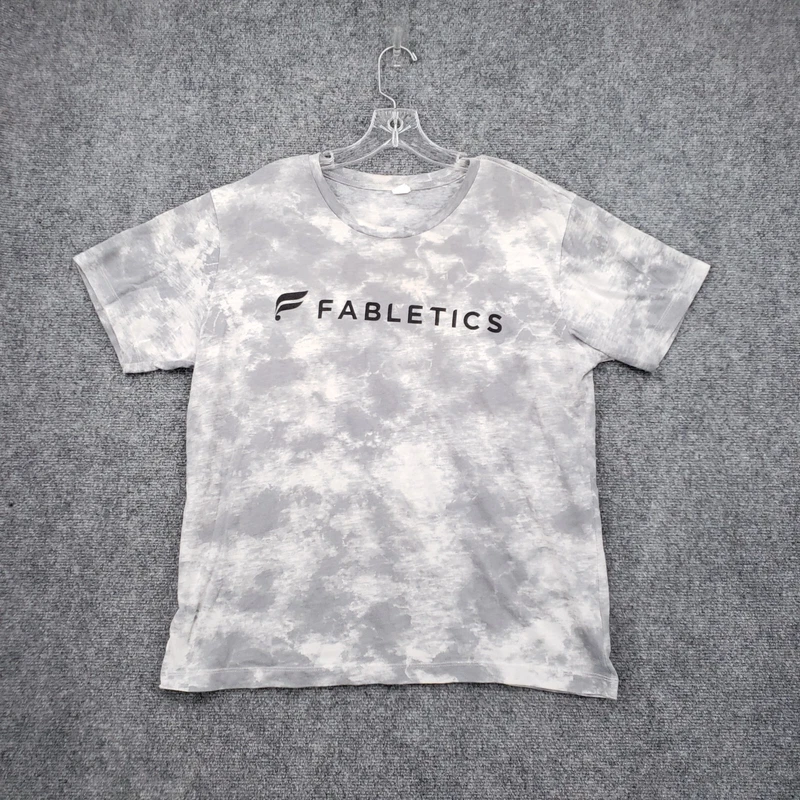 fabletics active life wear tie dye short sleeve shirt