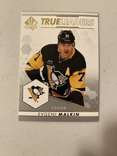 2022-23 SP Authentic True Leaders Evgeni Malkin #TL-8 Pittsburgh Penguins