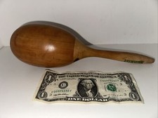  1 Vintage Wooden Hand Made Maraca Rumba Shakers  Sunkist  