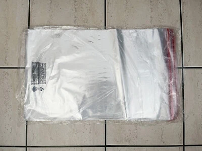 Lot de 50 sachets plastique transparent à fermeture adhésive 40 x 60 cm - Photo 1/2