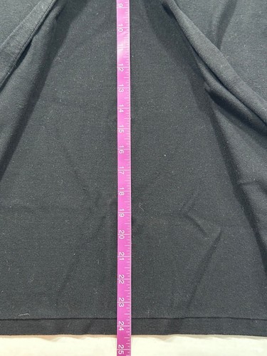 Black Cardigan Sweater By Style&Co Embellished Neckline Size 1X - Picture 6 of 7