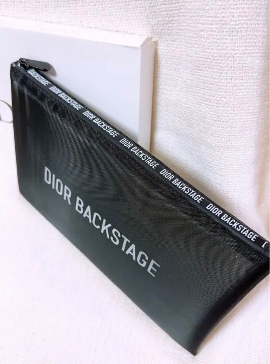 Christian Dior BACKSTAGE Mesh pouch Novelty Makeup Bag gift Christian Dior BACKSTAGE Mesh pouch Novelty Makeup Bag gift
