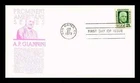 BANK OF AMERICA FOUNDER ITALIAN AMADEO GIANNINI  1973 ANDERSON CACHET FDC UNADDR