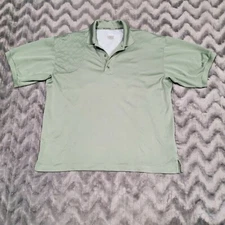 Columbia Mens M Green Vented Performance Hunting Fishing Gear Short Sleeve Shirt