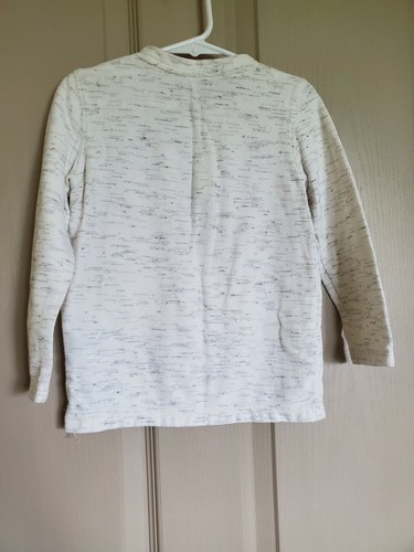 Cat & Jack White Black Stripes Pullover Long Sleeves Shirt Size 4T - Picture 6 of 6