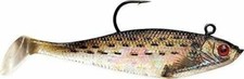 Storm WildEye Swim Shad 5 in Bunker 3 Pack Holographic VMC Hook