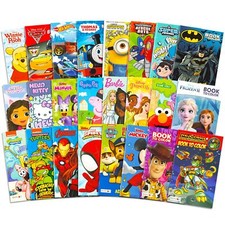 24 Pack Small Coloring Books for Kids Ages 4-8, 2-4 - Bulk Coloring Bundle
