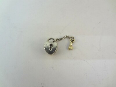 Pandora 790288 Key To My Heart Dangle Sterling Silver 14k Lock