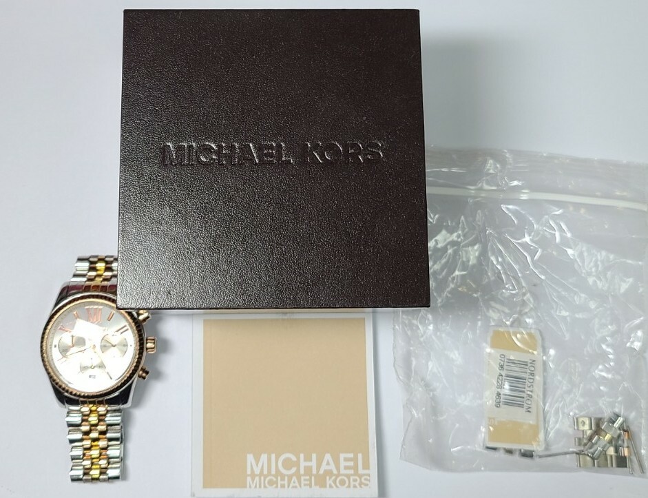 MICHAEL KORS MK5735 Lexington Tri Tone Chronograph Women display picture 1