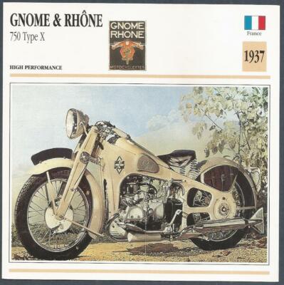 EDITO - SERVICE S A CLASSIC MOTORCYCLES - 1937 - GNOME & RHONE - 750 TYPE X
