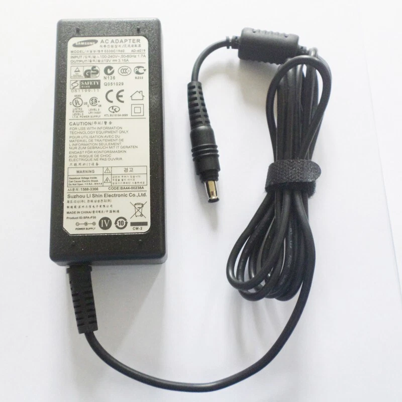 Genuine AC Adapter Power Cord For Samsung NP305V5A-A01US NP305V5A-A04US NP305V5A - Image 3 of 4