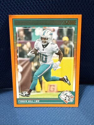 2024 PANINI SCORE FOOTBALL #176 TYREEK HILL ORANGE BORDER SP