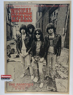 Ramones FRAMED NME/See Photos 2,3,4,5 How It Looks framed/Punk