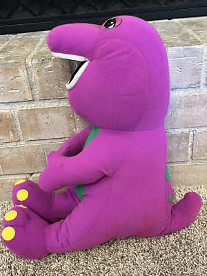 Vintage Talking BARNEY Dinosaur 17