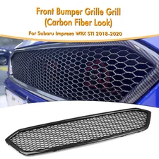 Front Bumper Hood Grille Mesh Grill For Subaru Impreza WRX STI 2018-2021 2019