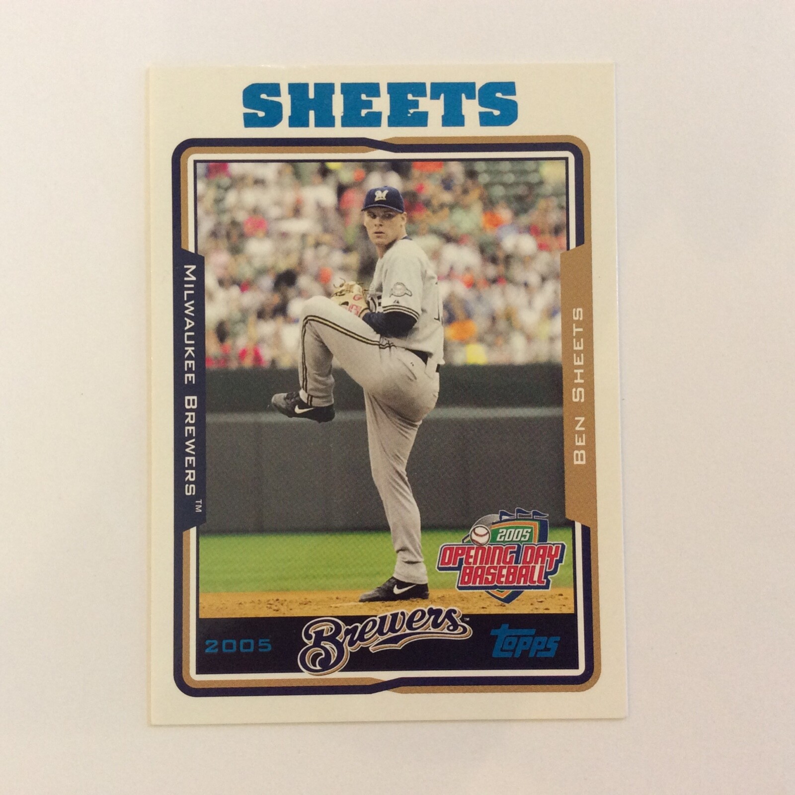 2005 Topps Opening Day #115 Ben Sheets Milwaukee Brewers