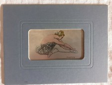 Francesco Messina Ballerina  Lastra Metallica Argentata 