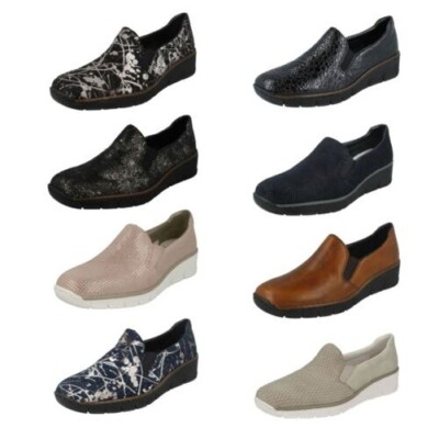 Rieker Ladies Slip On Casual Shoes - 53766