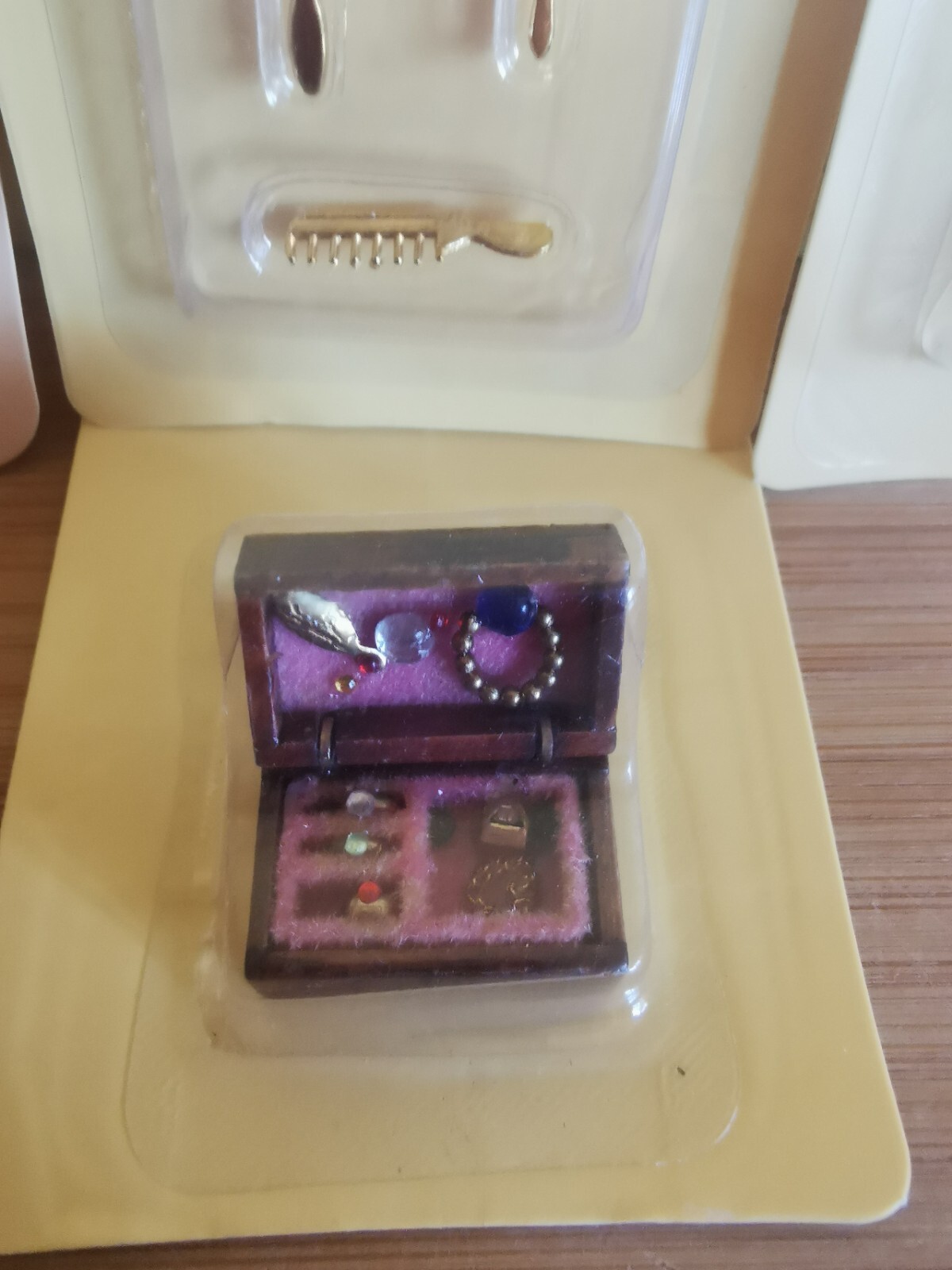 Doll House Jewellery Box, Wash Bowl And Jug, Shaving Set, Brush, Comb