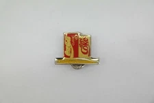 Coca Cola Classic Diet Coke The Move Continues Gold/Yellow Colored Lapel Pin DO