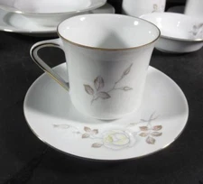 Johann Haviland Dawn Rose Cup and Saucer