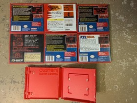 Nintendo Virtual Boy Game Cases w Game Covers - ALL NA and JPN released titles!!