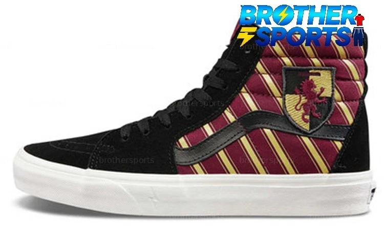 Vans Harry Potter Gryffindor Sk8-Hi Shoes Mens Size 6.5 Black Suede High‎ Top VANS SK8-HI HARRY POTTER MEN main image 3