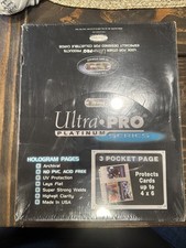 100 ULTRA PRO PLATINUM 3-POCKET 4x6 Pages Sheets Photo Currency Coupon Post Card