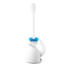 Toilet Brush  Canister, Toilet Bowl Brush Holder with Automatic Canister Door