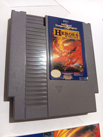 Advanced Dungeons and Dragons Heroes of the Lance (FCI NES, 1990) Near Mint CIB