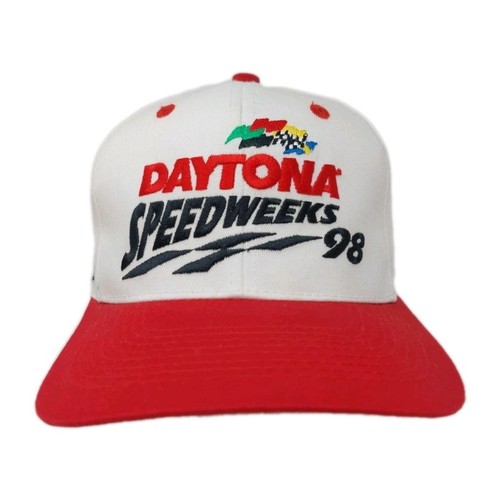Vintage Daytona Speedweeks 98 1998 Snapback Hat Cap NASCAR: Daytona Beach FL