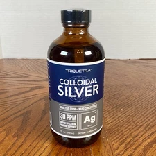 TRIQUETRA ~ Bioactive Colloidal Silver ~ 8 fl oz ~ Exp. 12/2026 ~ New & Sealed