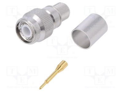 gerade Steckverbinder: TNC 50Ω Stecker für Leitungen männlich