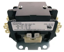 Supco DP20242 - CONTACTOR 20A 24V 2 POLE [