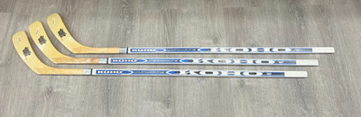 NEW THREE JUNIOR KOHO ULTIMATE WOOD,2100 ABS+ BLADE HOCKEY STICKS LEFT