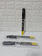 Lot Of 3 Microplane Classic Stainless Steel Zester and Cheese Grater - Black