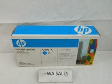 Gen HP 124A Q6001A Cyan Toner Cartridge 1600 2600 CM1015 OEM SEALED BOX